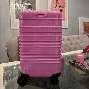 NWT Beis Berry Small Carry-On Roller Luggage Suitcase